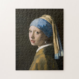 Puzzle Fille avec une perle à oreille par Johannes Vermee
