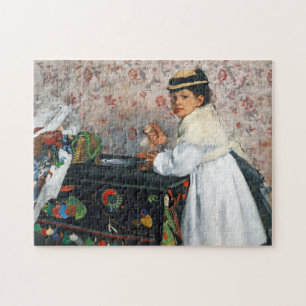 Puzzle Fille dans un Casquette, Edgar Degas