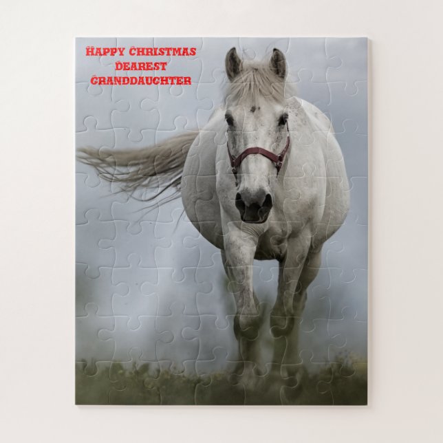 Puzzle Fille de Noël. (Vertical)