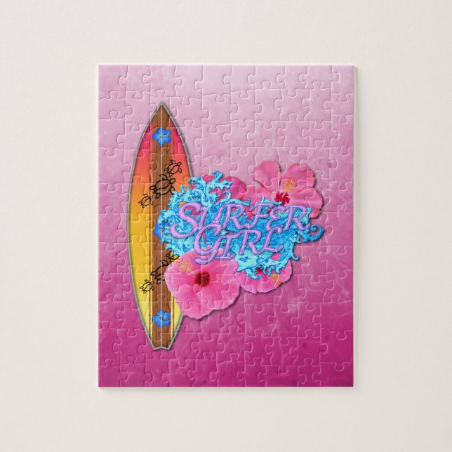 Puzzle Fille de surfer (Vertical)