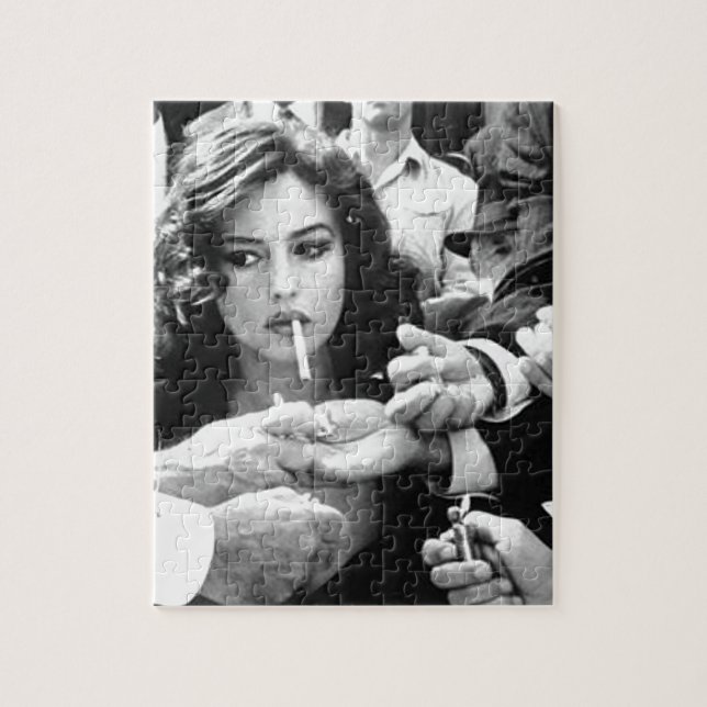 Puzzle Fille de tabagisme (Vertical)