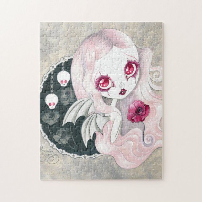 Puzzle Fille de vampire : "Arabella " (Vertical)