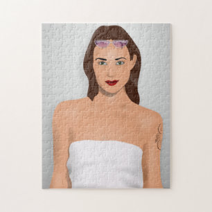 PUZZLE FILLE D'ÉTÉ
