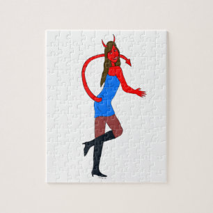 Puzzle fille diabolique