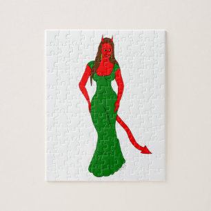 Puzzle fille diabolique