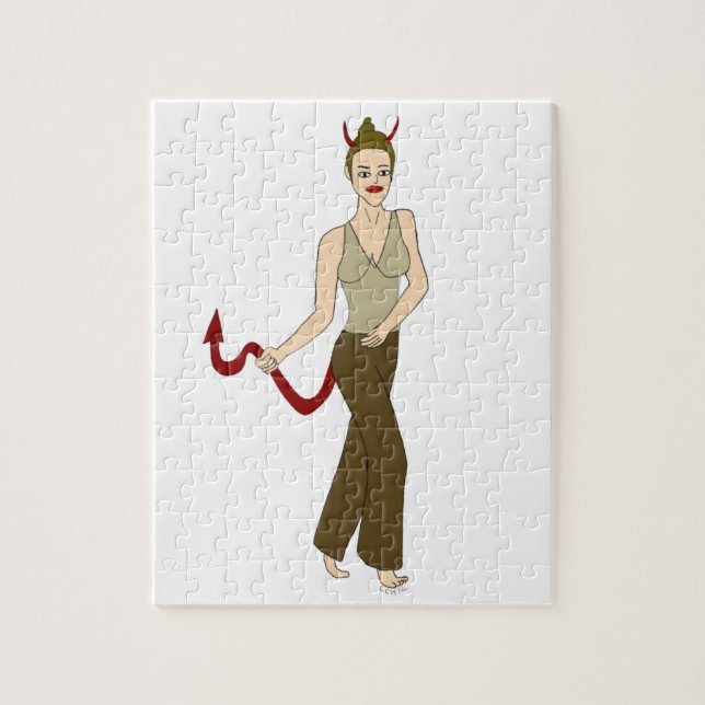 Puzzle fille du diable    (Vertical)