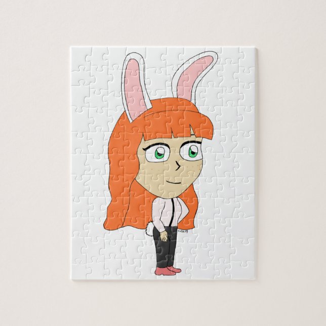Puzzle fille lapin (Vertical)