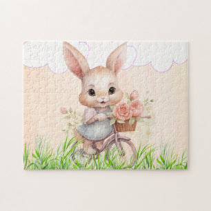 Puzzle Fille lapin