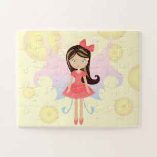 Puzzle Fille papillon