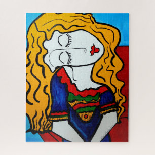 PUZZLE FILLE TIMIDE