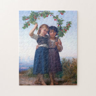 Puzzle Filles avec la Branche Cerise, Bouguereau
