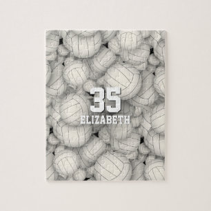 Puzzle filles garçons un tas de volley-ball