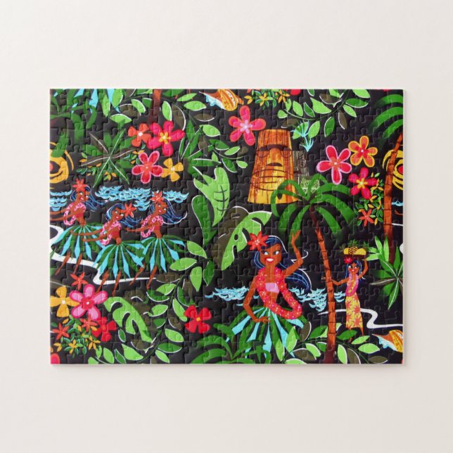 Puzzle Filles hawaïennes (Horizontal)