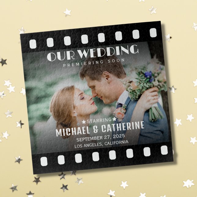 Puzzle Film Poster Film Reel Mariage unique Enregistrer l (Créateur téléchargé)