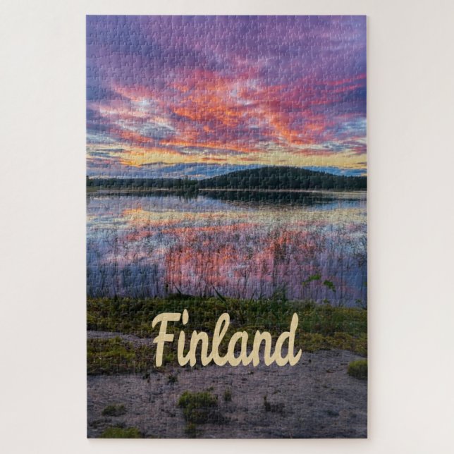 Puzzle Finlande Helsinki Europe du Nord (Vertical)