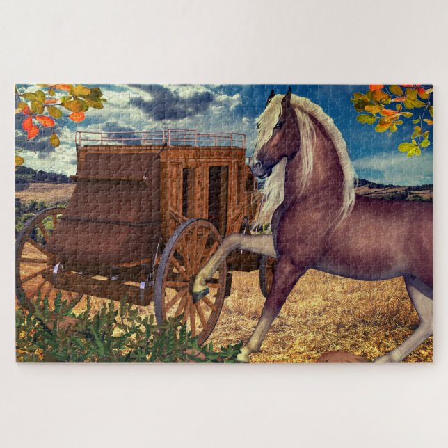 Puzzle Fioles de Cheval Buggy (Horizontal)