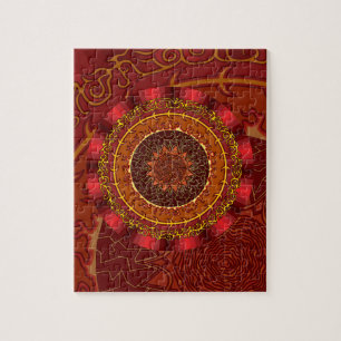 Puzzle Fire Mandala