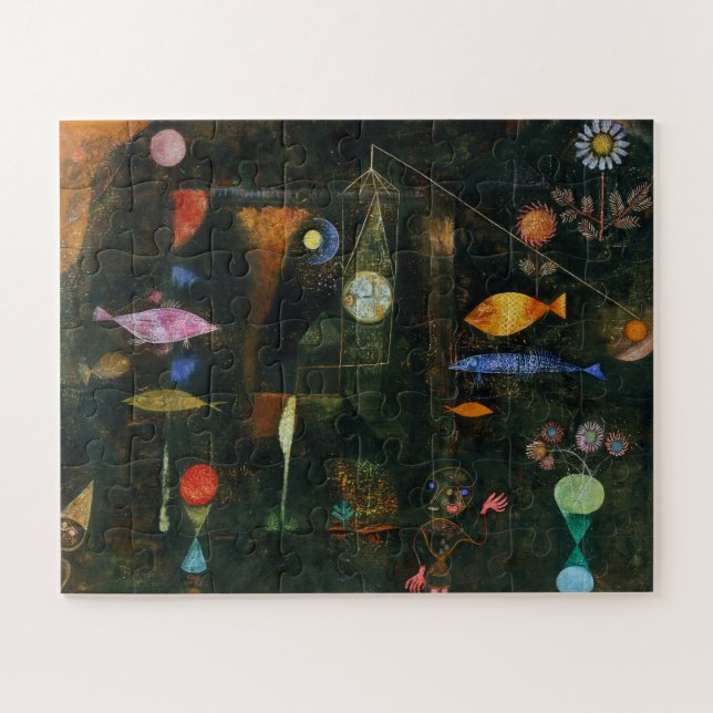Puzzle Fish Magic, Paul Klee Art Abstrait (Horizontal)