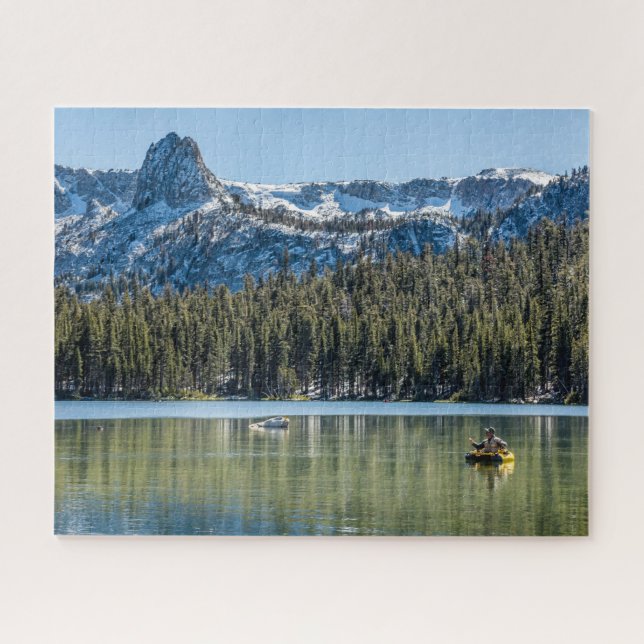 Puzzle Fishing Lake Mamie, Mammoth Lakes, CA, (Horizontal)
