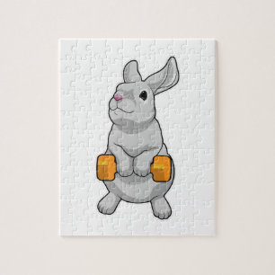 Puzzle Fitness Rabbit Dumbbell