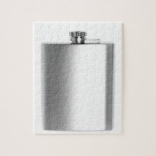 Puzzle Flacon de hanche d'acier inoxydable
