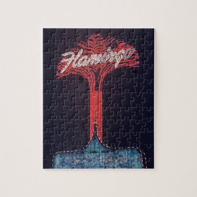 Puzzle Flamant rose Hotel Las Vegas (Vertical)