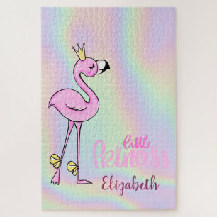 Puzzle Flamant Rose Petite Princesse Ombre