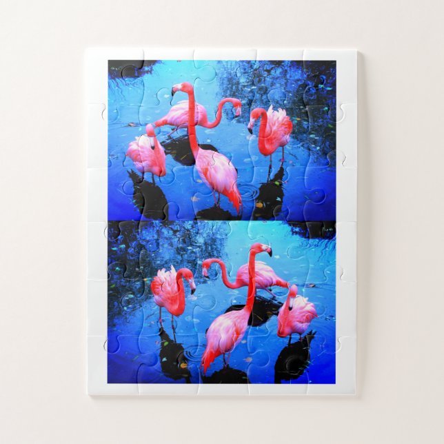 Puzzle Flamants roses (Vertical)