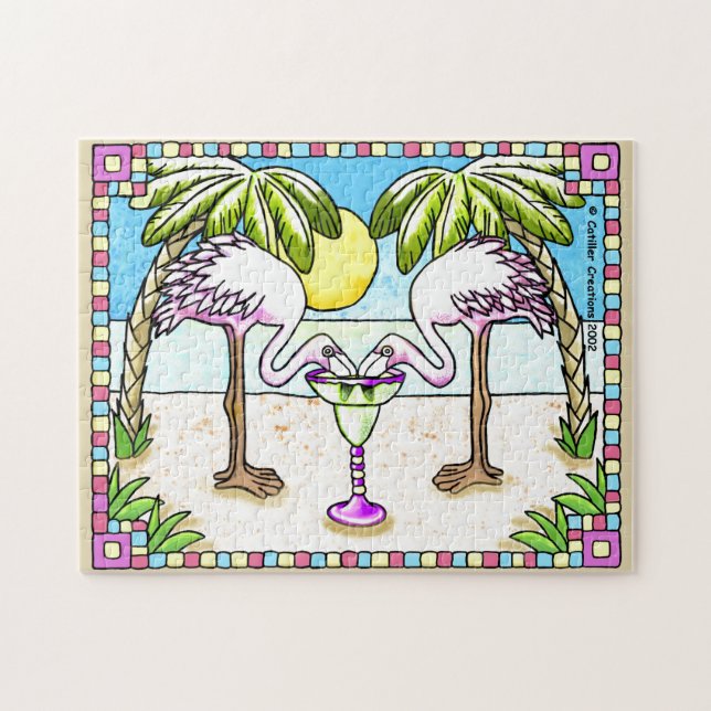 Puzzle Flamants roses Margarita (Horizontal)