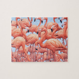 Puzzle Flamants roses, Puzzle, 20 x 25 cm, 110 pièces