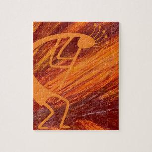 Puzzle Flaming Kokopelli