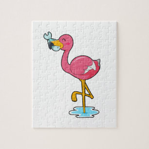 Puzzle Flamingo