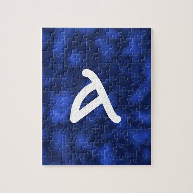 Puzzle Flamme bleue (Vertical)
