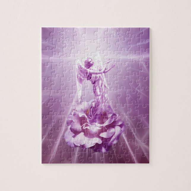 Puzzle Flamme d'amour rose rose (Vertical)