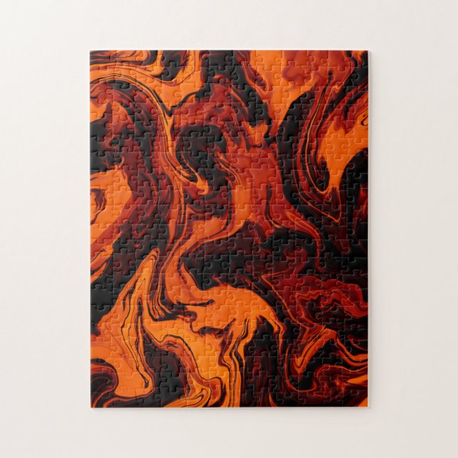 Puzzle Flamme, Feu, Abstrait (Vertical)