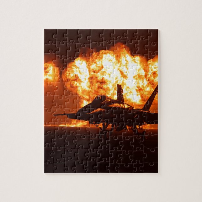 Puzzle Flammes Jet Fighter (Vertical)