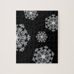Puzzle Fléau de neige en argent