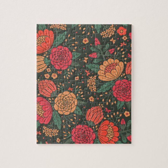 Puzzle fleur (Vertical)