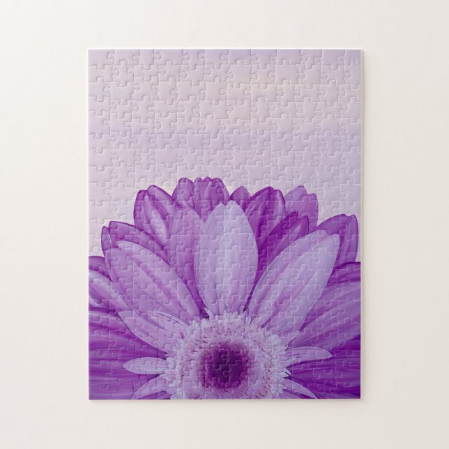 Puzzle Fleur Améthyste pourpre Gerbera Daisa (Vertical)