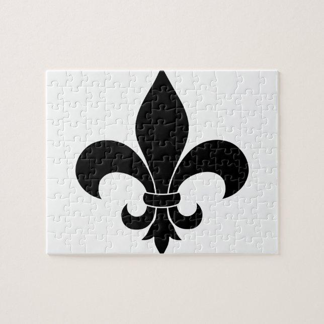 Puzzle Fleur de lis motif (Horizontal)