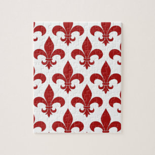 Puzzle Fleur de lis Motif Classic
