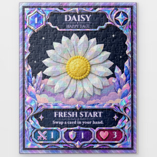 Puzzle Fleur de Marguerite, Art en Feuille de Papier Arc-