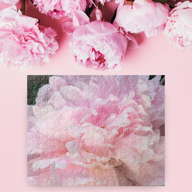 Puzzle Fleur de pivoine rose (Créateur téléchargé)