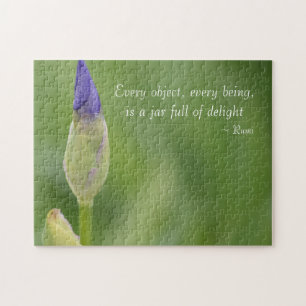 Puzzle Fleur Iris Violet