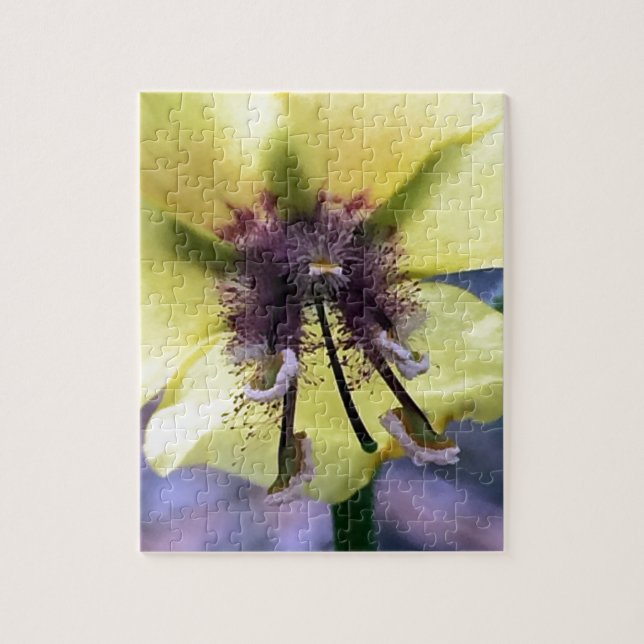 Puzzle Fleur jaune 3 (Vertical)