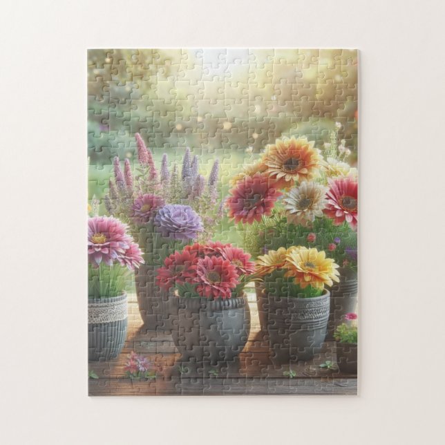 Puzzle Fleur Lumineuse (Vertical)
