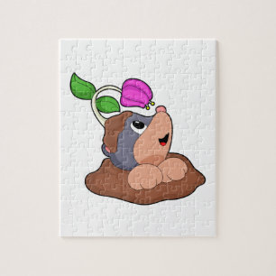 Puzzle Fleur Mole Earth