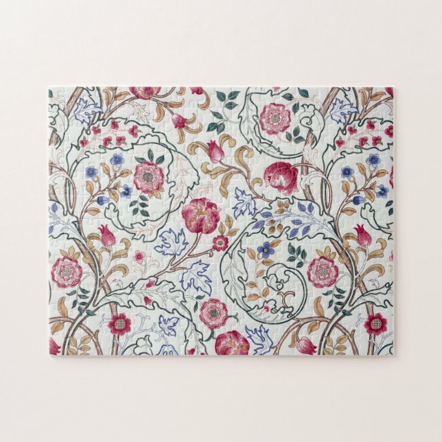 Puzzle Fleur, Motif Floral, William Morris (Horizontal)