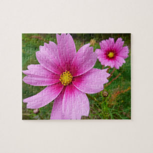 Puzzle Fleur sauvage de fleurs Cosmos roses