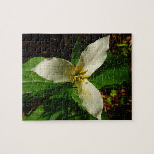 Puzzle Fleur sauvage de printemps blanc Trillium Flower